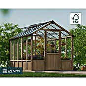 Palram – Canopia Invernadero Natura (Medidas ext. (An x Pr): 249 x 356 cm, Plástico, 4 mm, Natural) | BAUHAUS