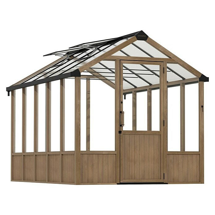 Palram – Canopia Invernadero Natura (Medidas ext. (An x Pr): 249 x 356 cm, Plástico, 4 mm, Natural) | BAUHAUS