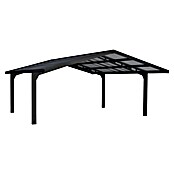 Palram – Canopia Carport Sydney Arch (Medidas ext. (An x Pr): 5,72 x 5,86 m, Negro) | BAUHAUS
