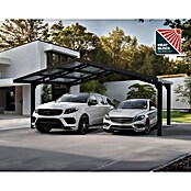 Palram – Canopia Carport Sydney Arch (Medidas ext. (An x Pr): 5,72 x 5,86 m, Negro) | BAUHAUS