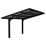 Palram – Canopia Carport Sydney Wave (Medidas ext. (An x Pr): 2,86 x 5,86 m, Negro) | BAUHAUS
