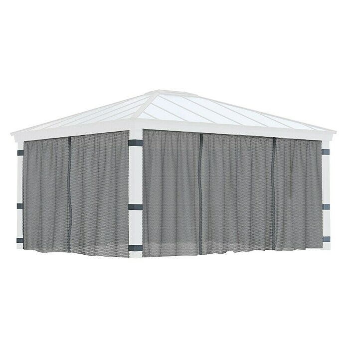 Palram – Canopia Cortina mosquitera para cenador Dallas (An x Al: 466 x 212 cm, Gris) | BAUHAUS