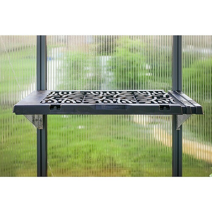 Palram – Canopia Estantería para invernadero (64,5 x 27 x 17,3 cm, Negro, 12 ud.) | BAUHAUS