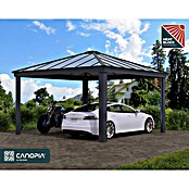 Palram – Canopia Carport Colorado (Medidas ext. (An x Pr): 4,22 x 4,22 m, Negro) | BAUHAUS