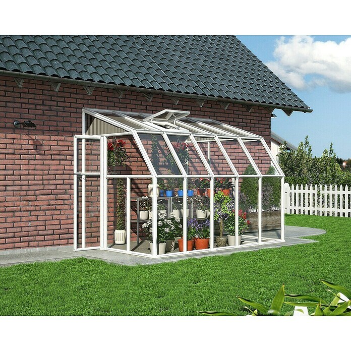 Palram – Canopia Terraza Solarium Sun Room (Medidas ext. (An x Pr): 324 x 200 cm, Plástico, Blanco) | BAUHAUS