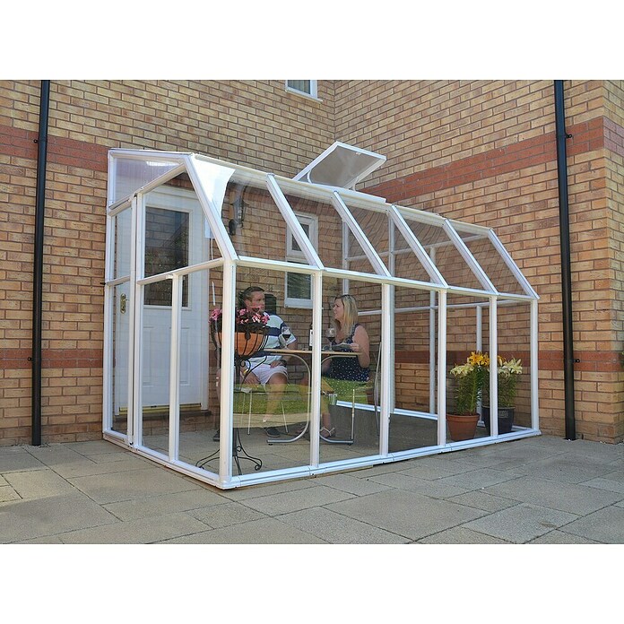 Palram – Canopia Terraza Solarium Sun Room (Medidas ext. (An x Pr): 324 x 200 cm, Plástico, Blanco) | BAUHAUS