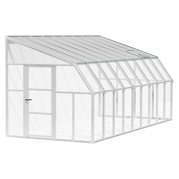 Palram – Canopia Terraza Solarium Sun Room (Medidas ext. (An x Pr): 570 x 257 cm, Plástico, Blanco) | BAUHAUS