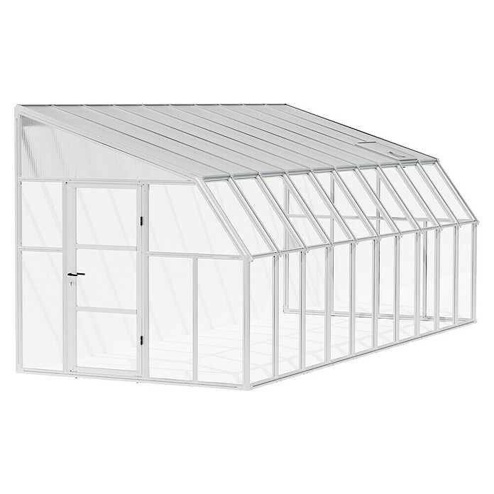 Palram – Canopia Terraza Solarium Sun Room (Medidas ext. (An x Pr): 632 x 257 cm, Plástico, Blanco) | BAUHAUS