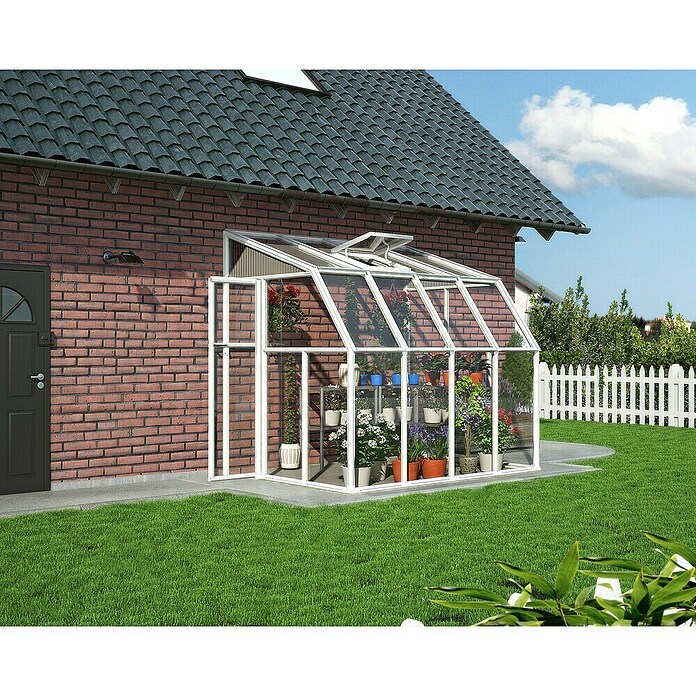 Palram – Canopia Terraza Solarium Sun Room (Medidas ext. (An x Pr): 260 x 200 cm, Plástico, Blanco) | BAUHAUS