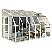 Palram – Canopia Terraza Solarium Sun Room (Medidas ext. (An x Pr): 384 x 257 cm, Plástico, Blanco) | BAUHAUS