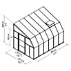 Palram – Canopia Terraza Solarium Sun Room (Medidas ext. (An x Pr): 384 x 257 cm, Plástico, Blanco) | BAUHAUS