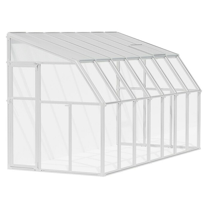Palram – Canopia Terraza Solarium Sun Room (Medidas ext. (An x Pr): 446 x 200 cm, Plástico, Blanco) | BAUHAUS