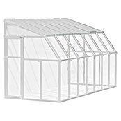 Palram – Canopia Terraza Solarium Sun Room (Medidas ext. (An x Pr): 446 x 200 cm, Plástico, Blanco) | BAUHAUS