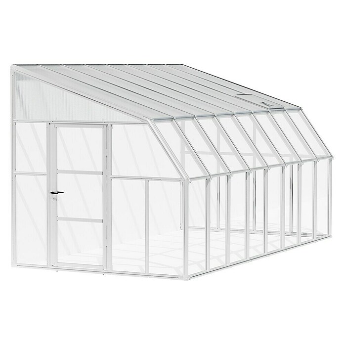 Palram – Canopia Terraza Solarium Sun Room (Medidas ext. (An x Pr): 508 x 257 cm, Plástico, Blanco) | BAUHAUS