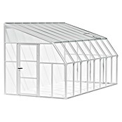 Palram – Canopia Terraza Solarium Sun Room (Medidas ext. (An x Pr): 508 x 257 cm, Plástico, Blanco) | BAUHAUS