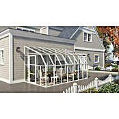 Palram – Canopia Terraza Solarium Sun Room (Medidas ext. (An x Pr): 446 x 257 cm, Plástico, Blanco) | BAUHAUS