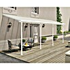 Palram – Canopia Marquesina adosada Sierra (An x Pr: 670,5 x 228 cm, Blanco, Policarbonato, Gris) | BAUHAUS
