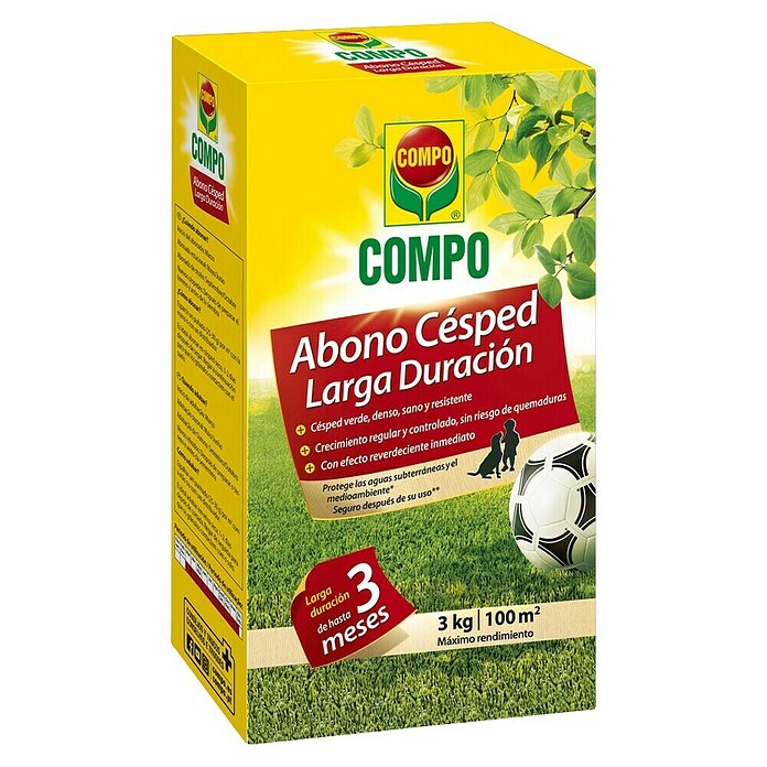 Compo Abono para césped Grandes jardines (3 kg)