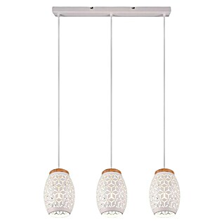 Reality Leuchten Bidar Lámpara colgante (28 W, L x An x Al: 15 x 71 x 150 cm, Blanco, E27)
