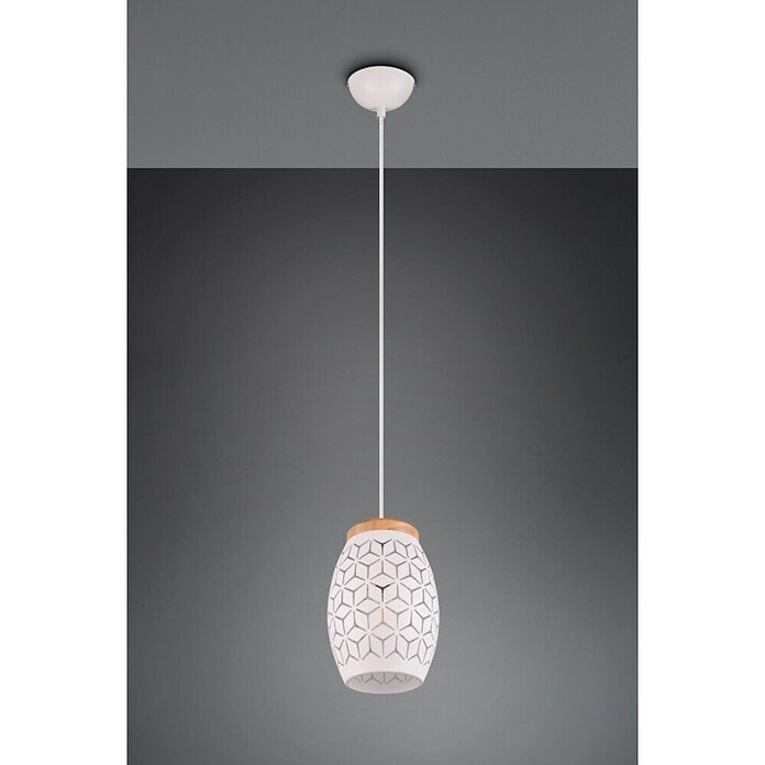 Reality Leuchten Bidar Viseča svetilka  (28 W, Do x Š x V: 15 x 15 x 150 cm, Bela, E27) | 3015 - Pendelleuchte Wohnraum | CACA - Pendelleuchte Wohnraum | CAC - Indoorleuchten | CA - Beleuchtung | C - Elektro | BAUHAUS