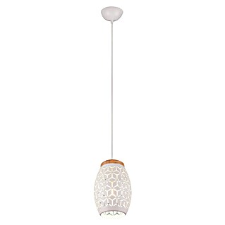 Reality Leuchten Bidar Lámpara colgante (28 W, L x An x Al: 15 x 15 x 150 cm, Blanco, E27)