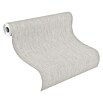Rasch Rock'n Rolle Vliestapete Linear (Grau, Uni, 10,05 x 0,53 m)