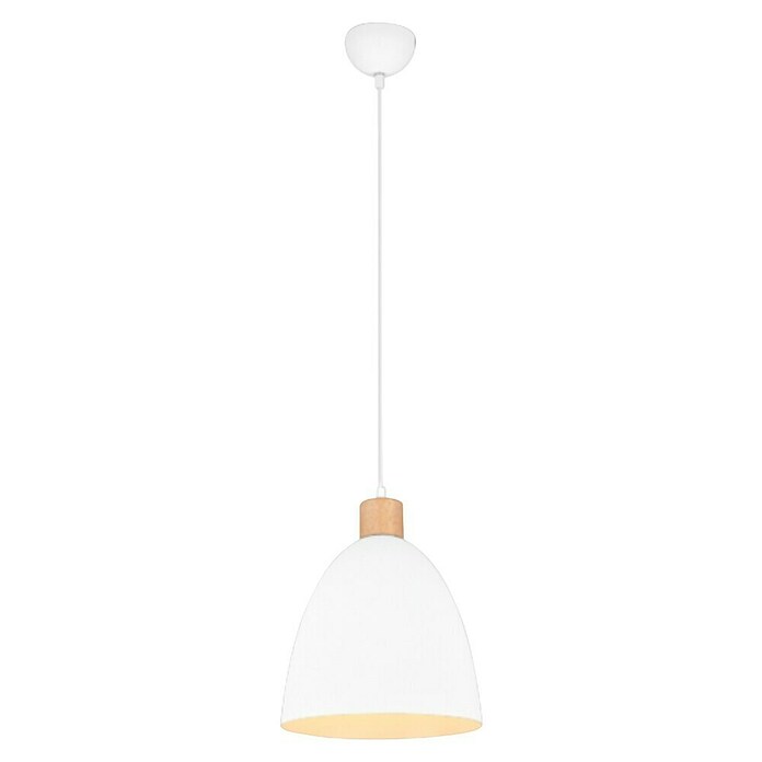 Reality Leuchten Lámpara colgante Jagger (40 W, Ø x Al: 25 x 150 cm, Blanco, E27) | BAUHAUS