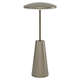 Eglo Lámpara de sobremesa a batería Piccola (Ø x Al: 12,8 x 28,5 cm, Bronce oscuro, 2,8 W, IP54)