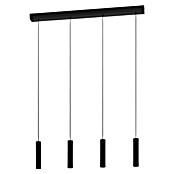 Eglo Lámpara colgante LED Almudaina (5,4 W, L x An x Al: 82 x 6 x 110 cm, Negro, Blanco cálido, 4 ud.) | BAUHAUS