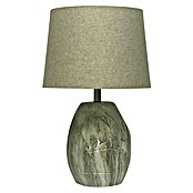 Lámpara de sobremesa de cerámica (40 W, L x An x Al: 36 x 36 x 56 cm, Beige marmolado, E27) | BAUHAUS
