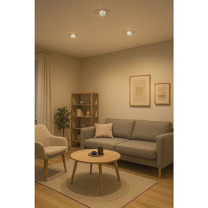 Tween Light Set de focos LED empotrables (Níquel, LED, Clase de eficiencia energética: A)