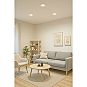 Eglo Set de focos LED empotrables Tedo 1 Blanco (3 × 5 W, Color de luz: Blanco neutro, 80 mm, Color: Blanco)