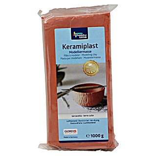 Glorex Hobby Time Keramiplast (1 000 g, Terracotta)