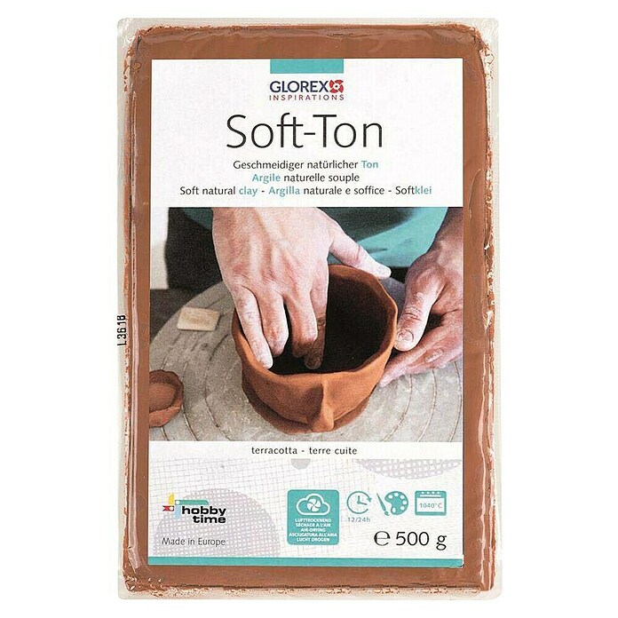 Glorex Hobby Time Softton (500 g, Terracotta)