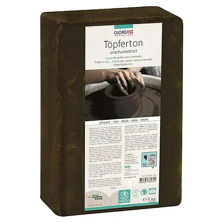 Glorex  Töpferton Unschamottiert