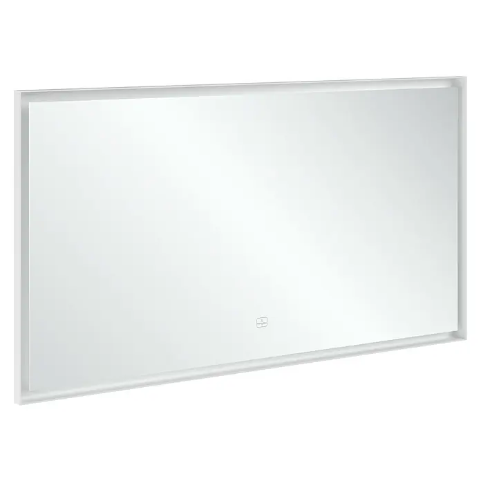 Villeroy & Boch Subway 3.0 Lichtspiegel - 140 x 75 cm, White Matt - Modern beleuchteter Badspiegel mit minimalistischem Design. Der Spiegel sorgt für optimale Ausleuchtung im Badezimmer.