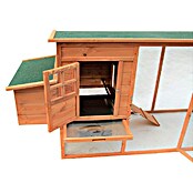Starke Kleintierstall Hühnerstall mit Egghaus (198 x 75 x 103 cm, Braun) | BAUHAUS