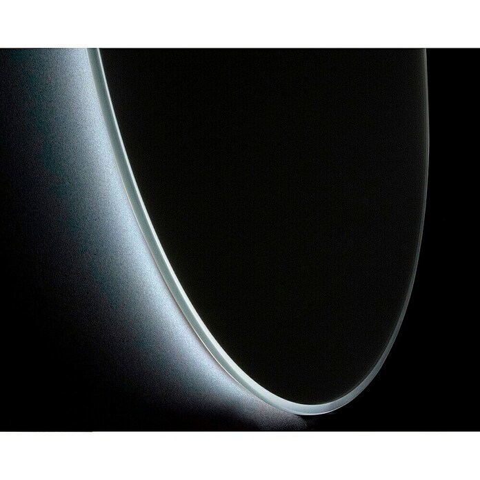 Espejo con luz Elegant (Diámetro: 80 cm, Blanco frío) | BAUHAUS