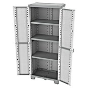 Terry Armario multiusos de plástico  Sequoia (Al x An x Pr: 172 x 39 x 68 cm, Gris/Blanco) | BAUHAUS