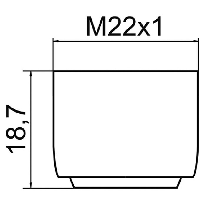 Neoperl Cascade SLC Perlator  (M 22, Količina protoka: 5 l/min, Plastično sito, Crna) | BAUHAUS