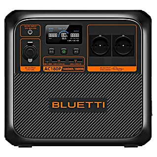 Bluetti Powerstation AC180P (1 440 Wh, Schwarz)
