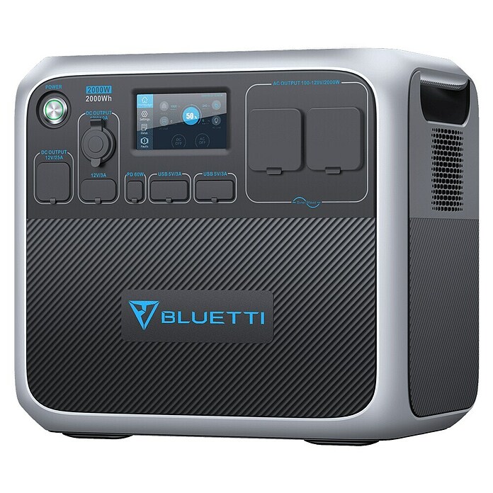Bluetti Powerstation AC200PL - 0% MwSt. (2 304 Wh, Schwarz) | BAUHAUS