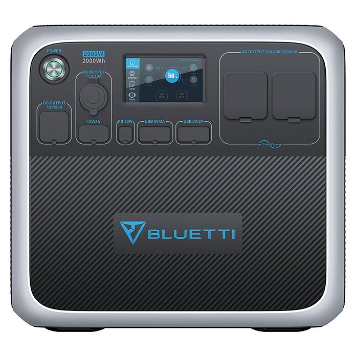 Bluetti Powerstation AC200PL - 0% MwSt. (2 304 Wh, Schwarz) | BAUHAUS