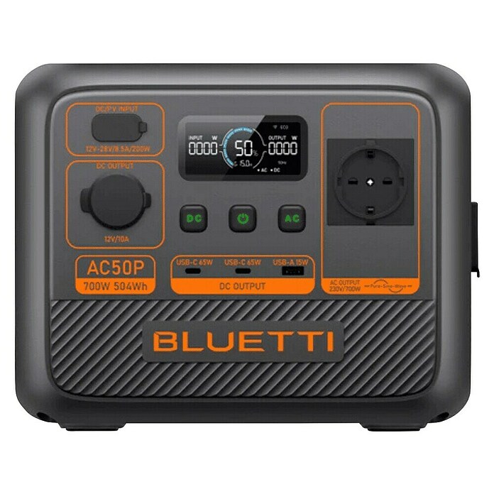 Bluetti Powerstation AC50P (504 Wh, Schwarz) | BAUHAUS
