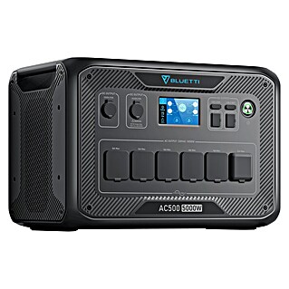 Bluetti Powerstation AC500 ohne Batterie (3 072 Wh, Schwarz)