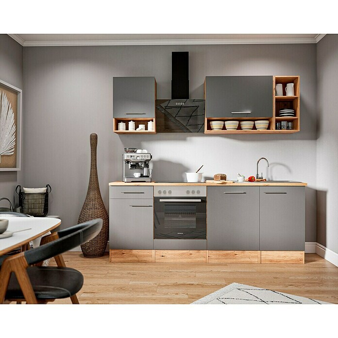 Respekta Cocina (220 cm, Gris)