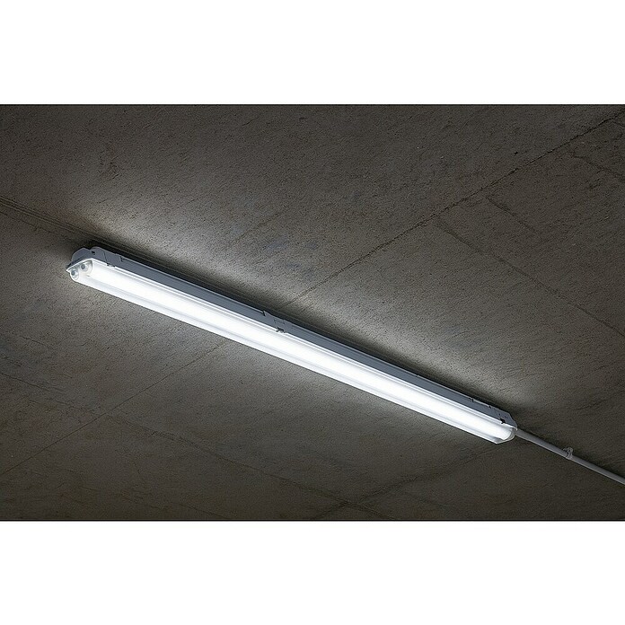 Eglo Plafón para pared y techo Eco Tube-E (18 W, IP65) | BAUHAUS