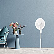Houston Ventilador de pie 50113 BH (Blanco, Diámetro: 40 cm, 45 W)