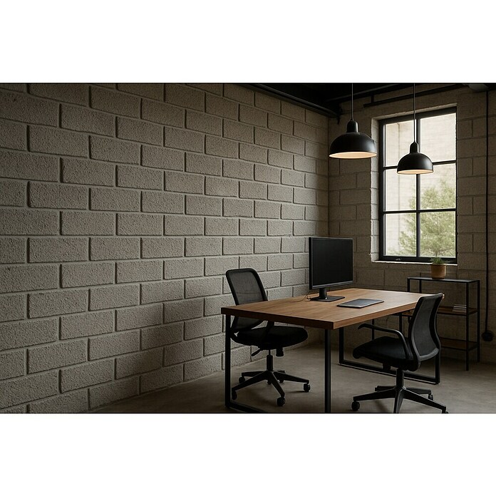 BHS Madrid Bloque de hormigón poroso caravista (40 x 10 x 20 cm, Gris, Hormigón) | BAUHAUS