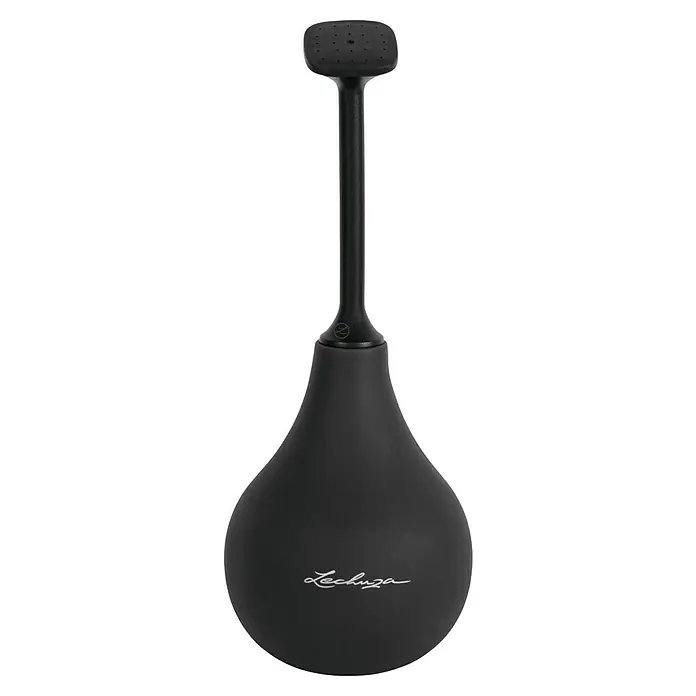 Lechuza Wassersprüher Flowershower - Schiefergrau, 260 ml - Schwarze Gießkanne von Lechuza mit langem Hals und Brausekopf, ideal für Zimmerpflanzen und den Innenbereich. Elegantes Design für stilvolle Pflanzenpflege.